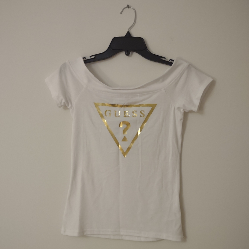 White Guess T-Shirt